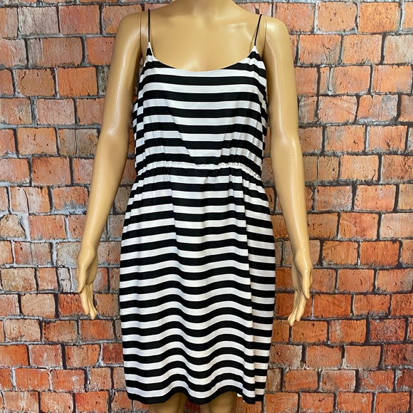 J. Crew Factory Striped Dress - Picture 2 of 10
